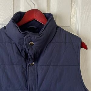 Gap blue puffer vest - medium.